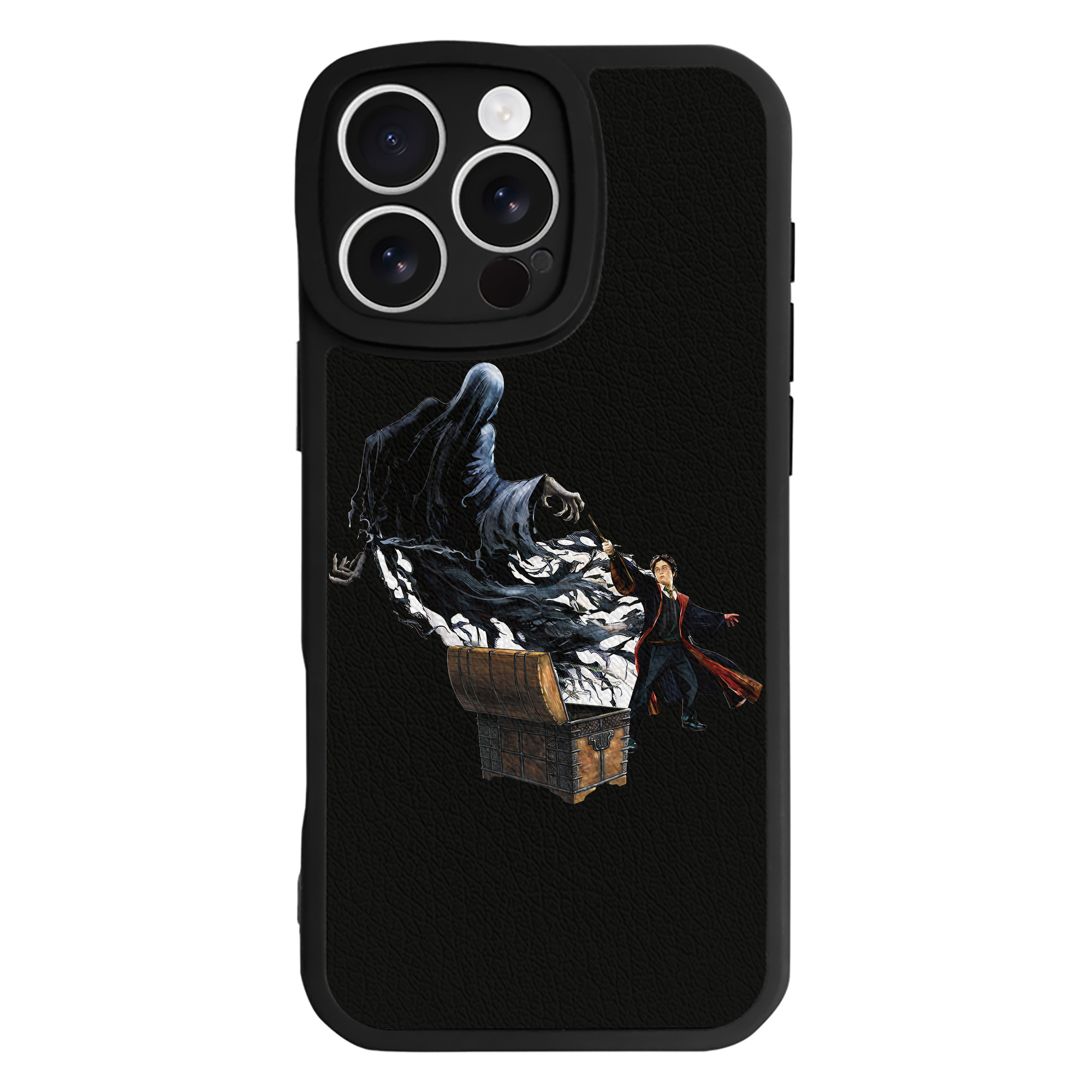 （画像用） Harry Potter ハリー・ポッターシリーズ 【iPhone 16シリーズ対応】シリコンスマホケース（レザー調） 材質：シリコン
